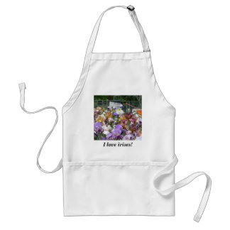 I love irises! standard apron