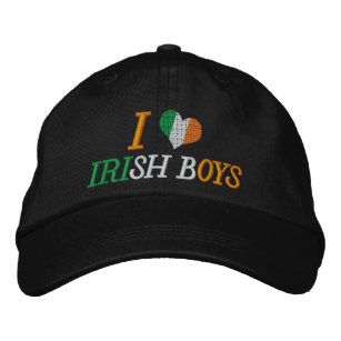 I Love Irish Boys Embroidered Hat