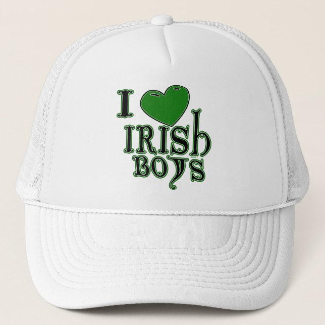 I Love Irish Boys Hat (Front)