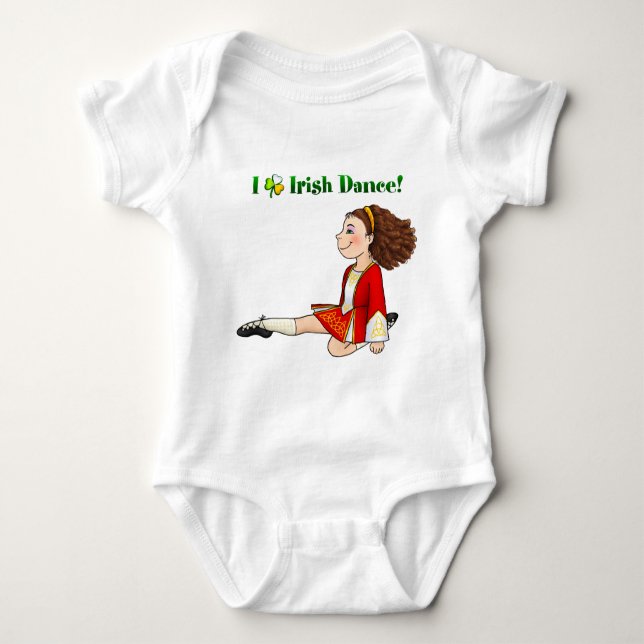 I love Irish dance Baby Bodysuit (Front)