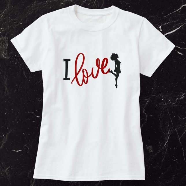 I Love Irish Dance - Hard Shoe Irish Dancer T-Shirt (Creator Uploaded)