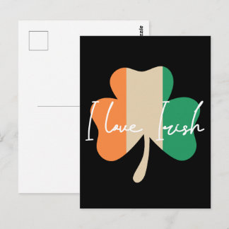 I love Irish! Postcard