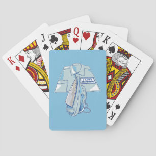 I love ironing funny iron playing cards