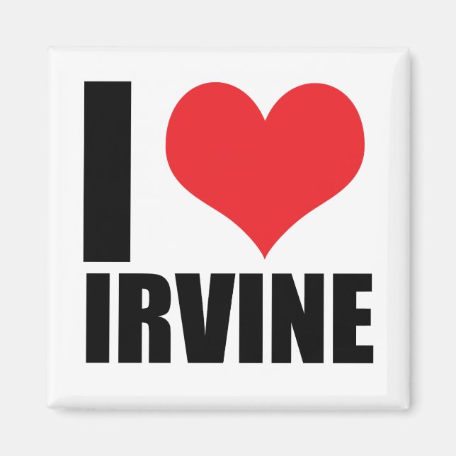 I love Irvine Magnet (Front)