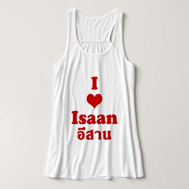 I Love Isaan ❤ Thailand Singlet (Design Front)