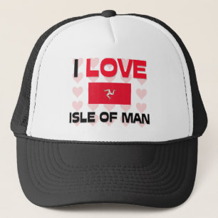 I Love Isle Of Man Trucker Hat