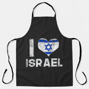 I Love Israel Apron