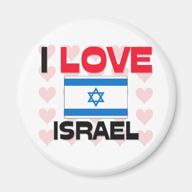 I Love Israel Magnet (Front)