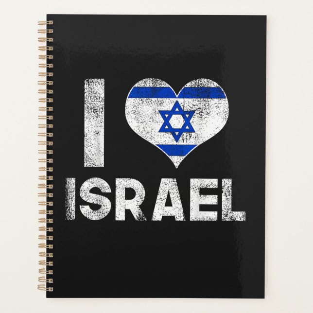 I Love Israel Planner (Front)