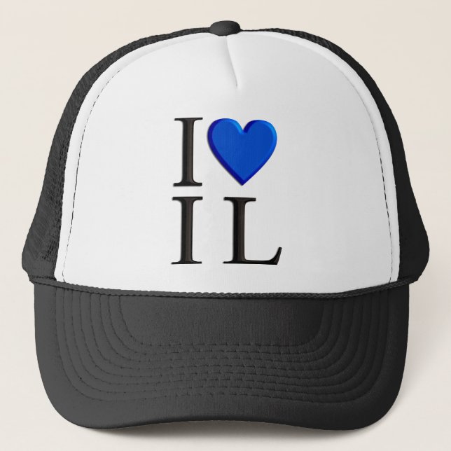I Love Israel Trucker Hat (Front)