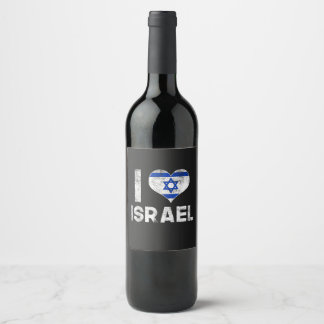 I Love Israel Wine Label