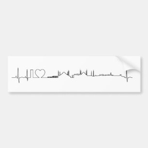 I love Istanbul (ecg style) souvenir Bumper Sticker