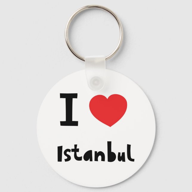 I love Istanbul Key Ring (Front)