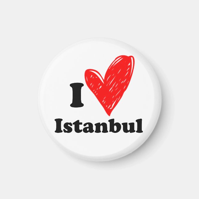 I love Istanbul Magnet (Front)