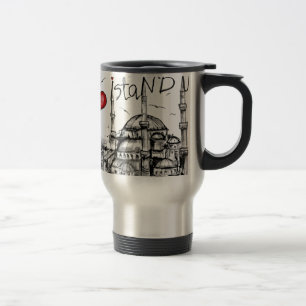 I love Istanbul Travel Mug