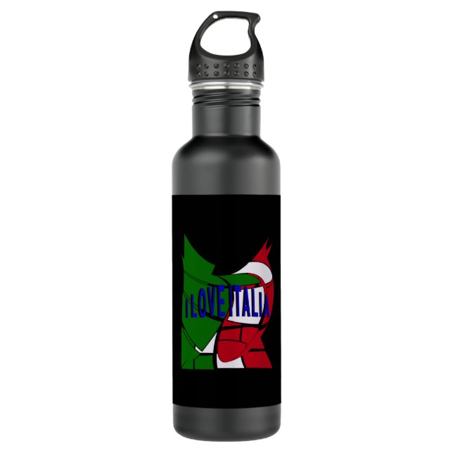 I Love Italia 710 Ml Water Bottle (Front)