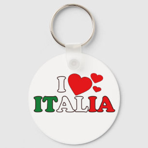 I Love Italia Keychain