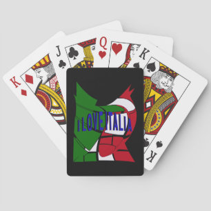 I Love Italia Playing Cards