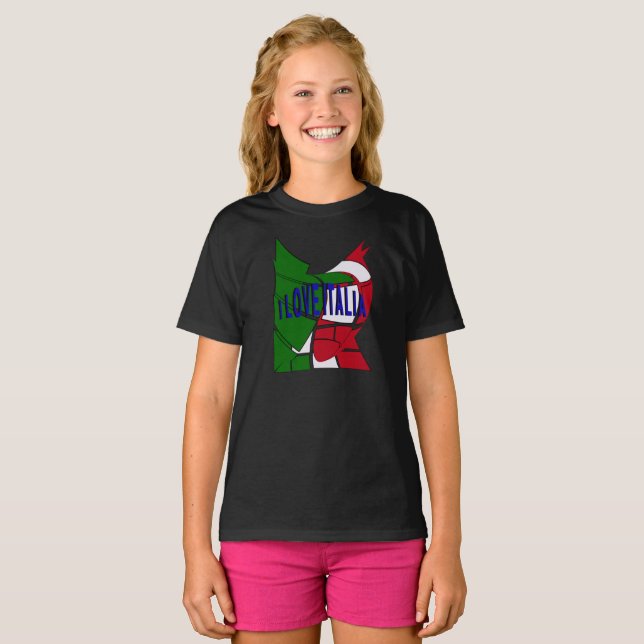 I Love Italia T-Shirt (Front Full)