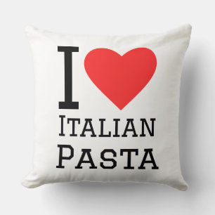 I love Italian pasta Cushion