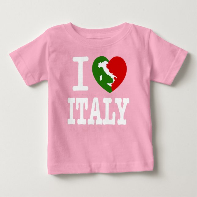 I Love Italy  Baby T-Shirt (Front)