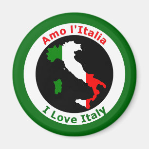I LOVE ITALY MAGNET