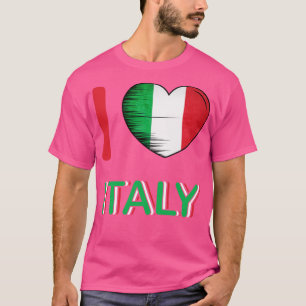I Love Italy My Home My Country 3 T-Shirt