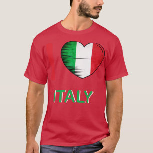 I Love Italy My Home My Country 7 T-Shirt