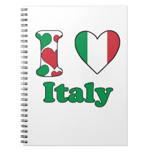 I love Italy Spiral Notebook