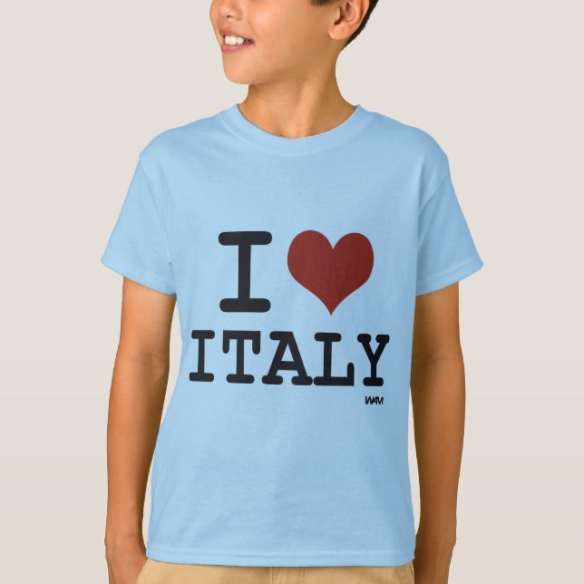 I LOVE ITALY T-Shirt (Front)