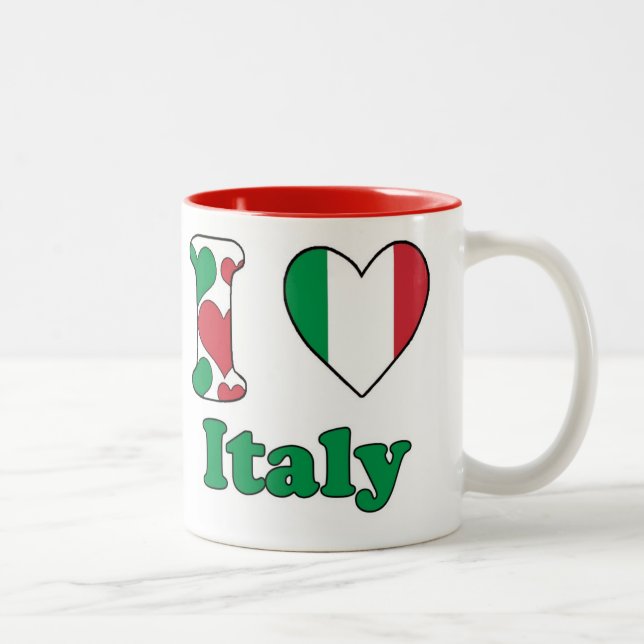 I love Italy Two-Tone Coffee Mug (Right)