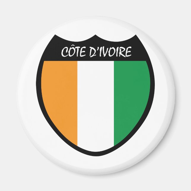 I Love Ivory Coast Magnet (Front)