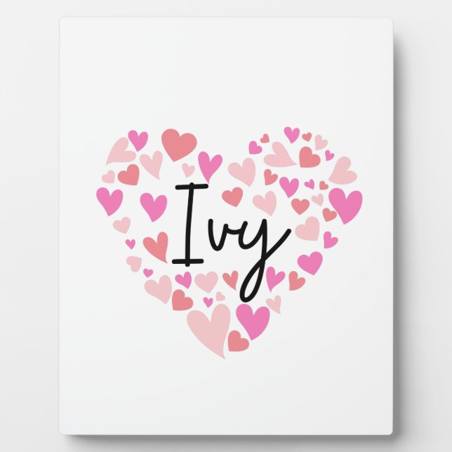 I love Ivy Plaque (Front)