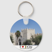 I LOVE J CITY - Damscus gate keychain