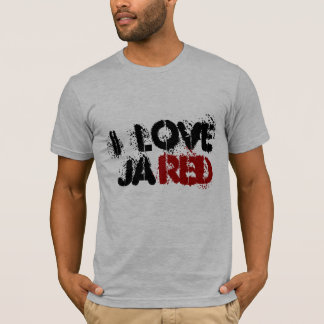 i  love, ja, red T-Shirt
