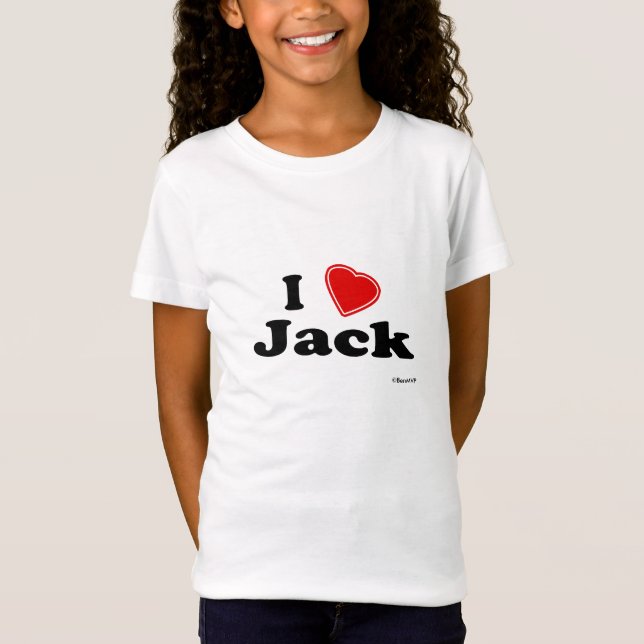 I Love Jack T-Shirt (Front)