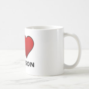 I LOVE JACKSON, MS - MISSISSIPPI COFFEE MUG
