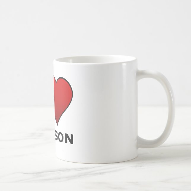 I LOVE JACKSON, MS - MISSISSIPPI COFFEE MUG (Right)