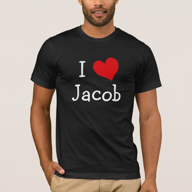 I Love Jacob T-Shirt (Front)
