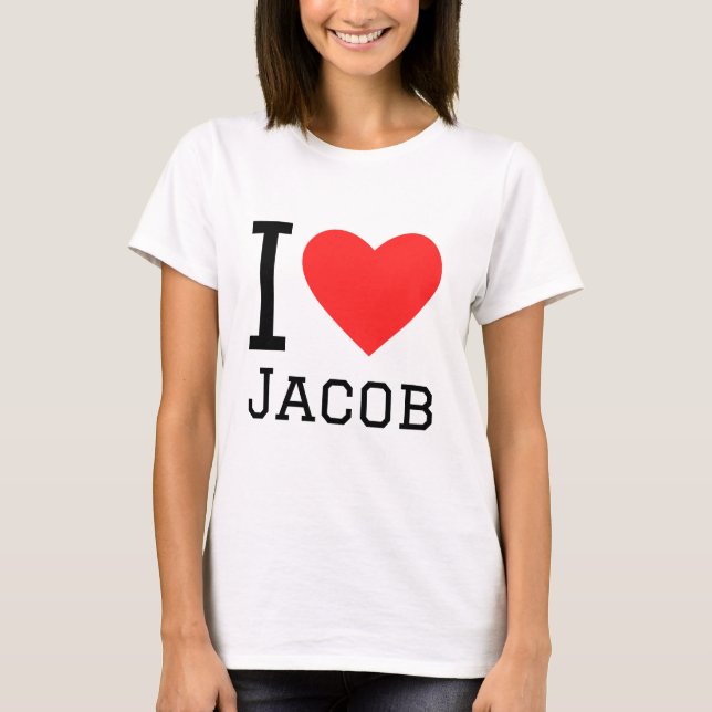 I love jacob T-Shirt (Front)