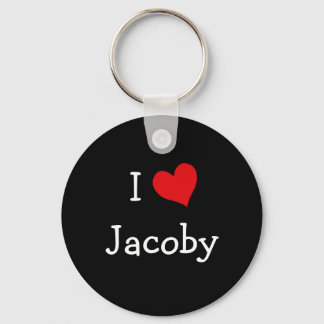 I Love Jacoby Key Ring