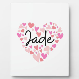 I love Jade Plaque