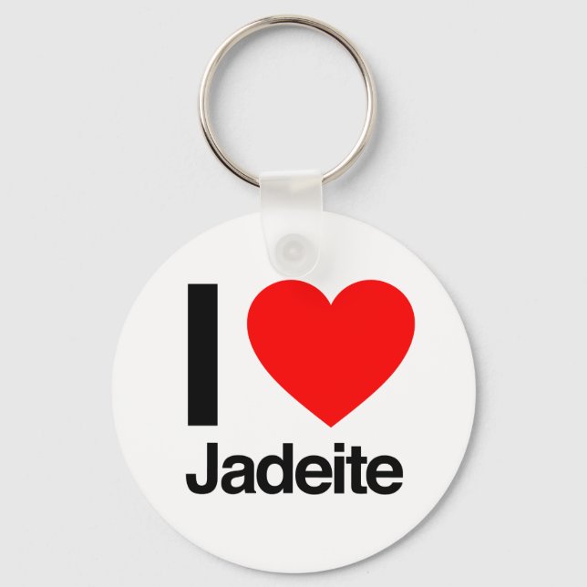 i love jadeite key ring (Front)