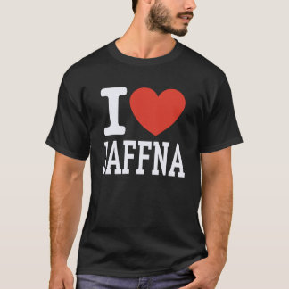 I Love JAFFNA City Heart Graphic Souvenir Travel T-Shirt