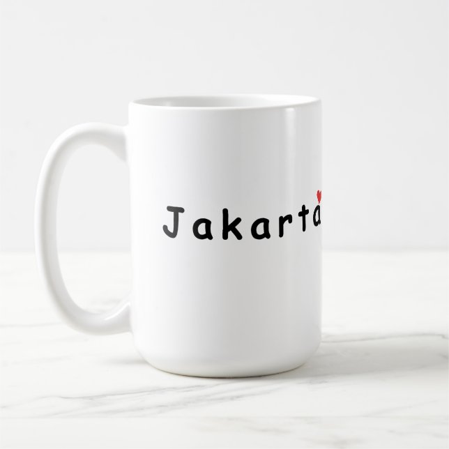 I love Jakarta  Coffee Mug (Left)