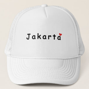 I love Jakarta Trucker Hat