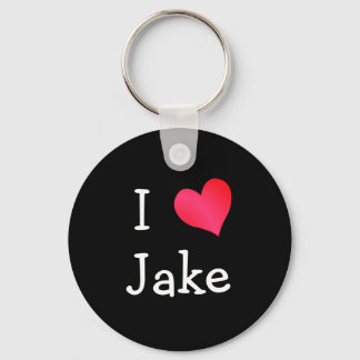 I Love Jake Key Ring