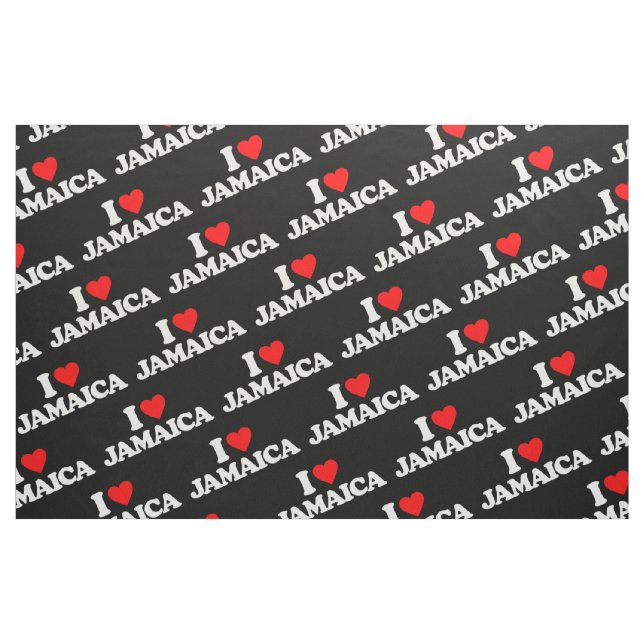 I LOVE JAMAICA FABRIC (Fat Quarter)
