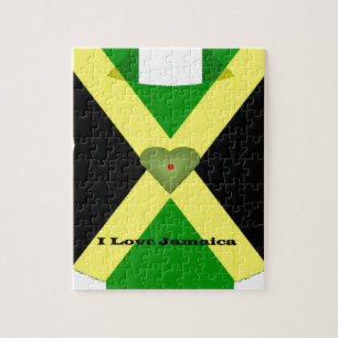 I Love Jamaica Have a Nice Day and a Better Night Jigsaw Puzzle