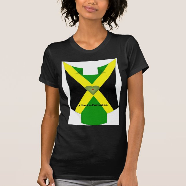 I Love Jamaica Have a Nice Day and a Better Night T-Shirt (Front)